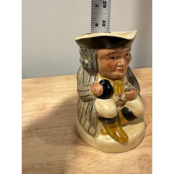 Wood Potters of Burslem Handpainted Toby /Character Jug Man w Ale JL - Picture 2 of 11